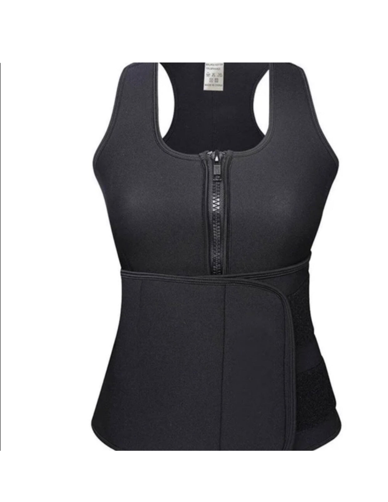 Black sauna vest