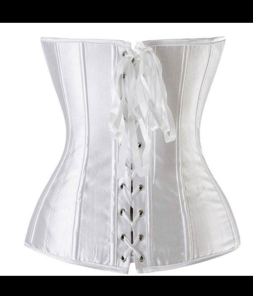 White satin style corset - Valour