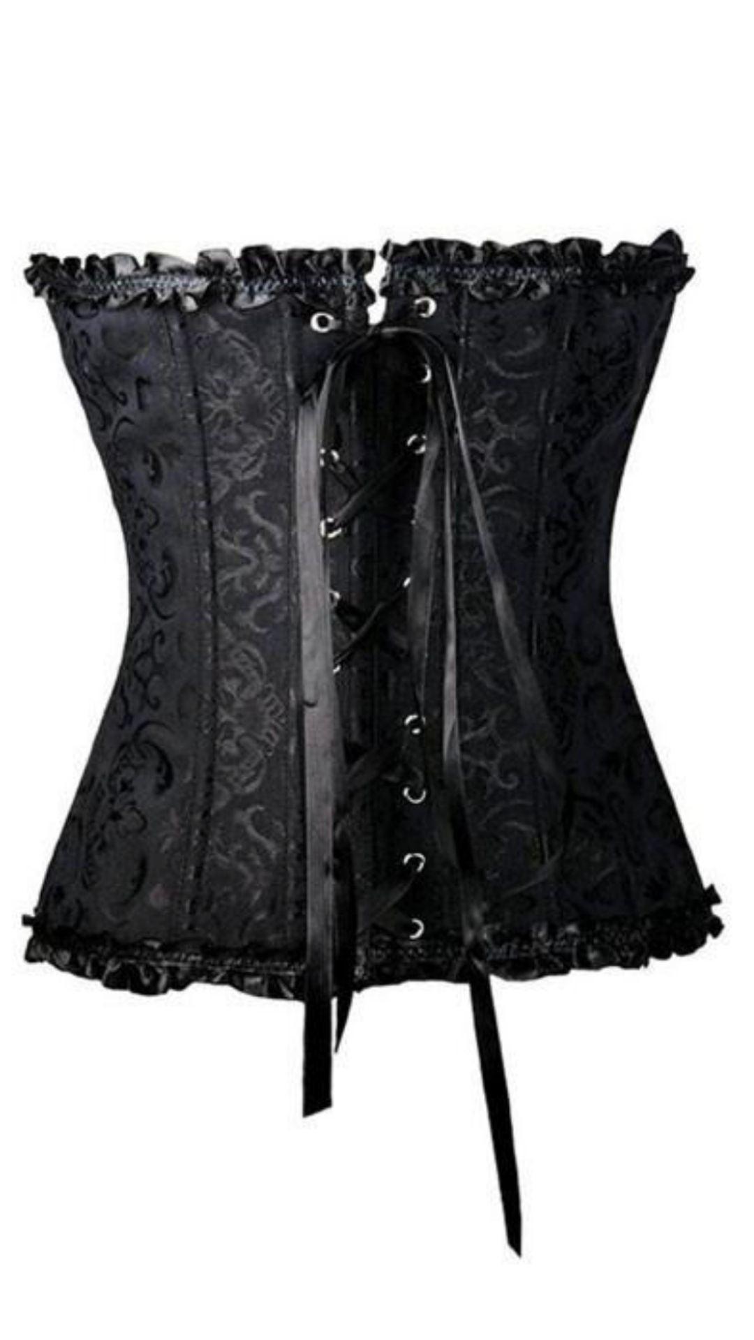 black bow style corset - Valour