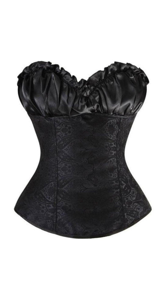 Black ruffletop corsets - Valour