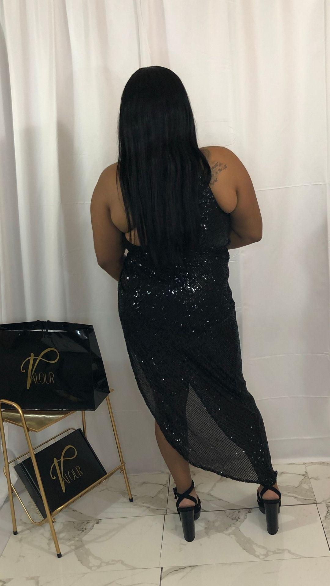 Black sequin dress - Valour