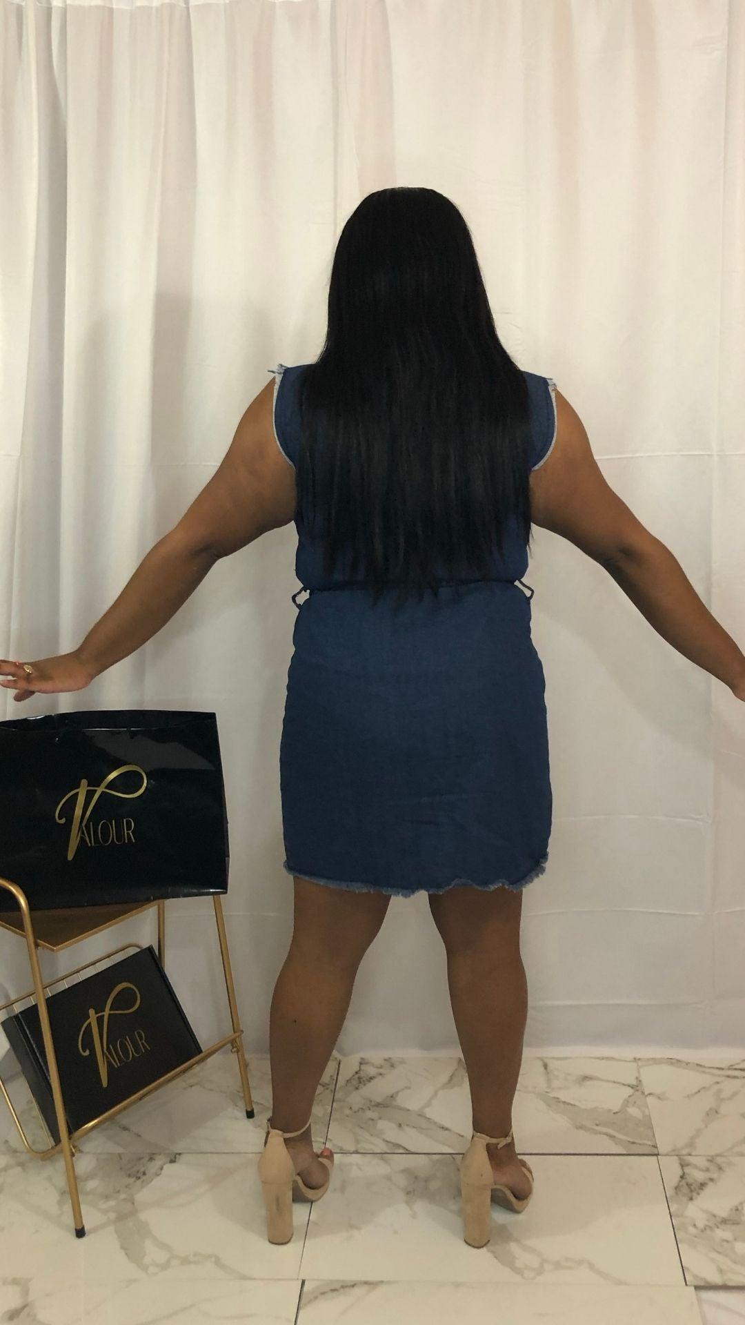 Bianca Denim Jean Dress - Valour