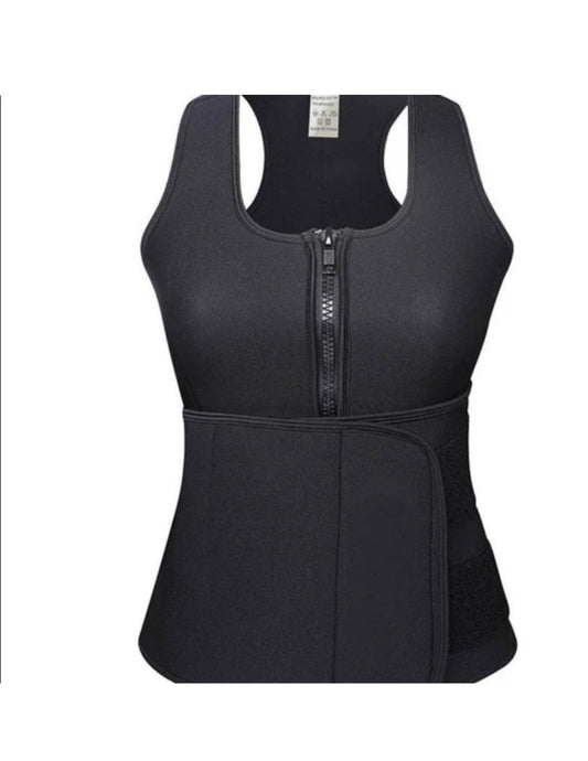 Black sauna vest