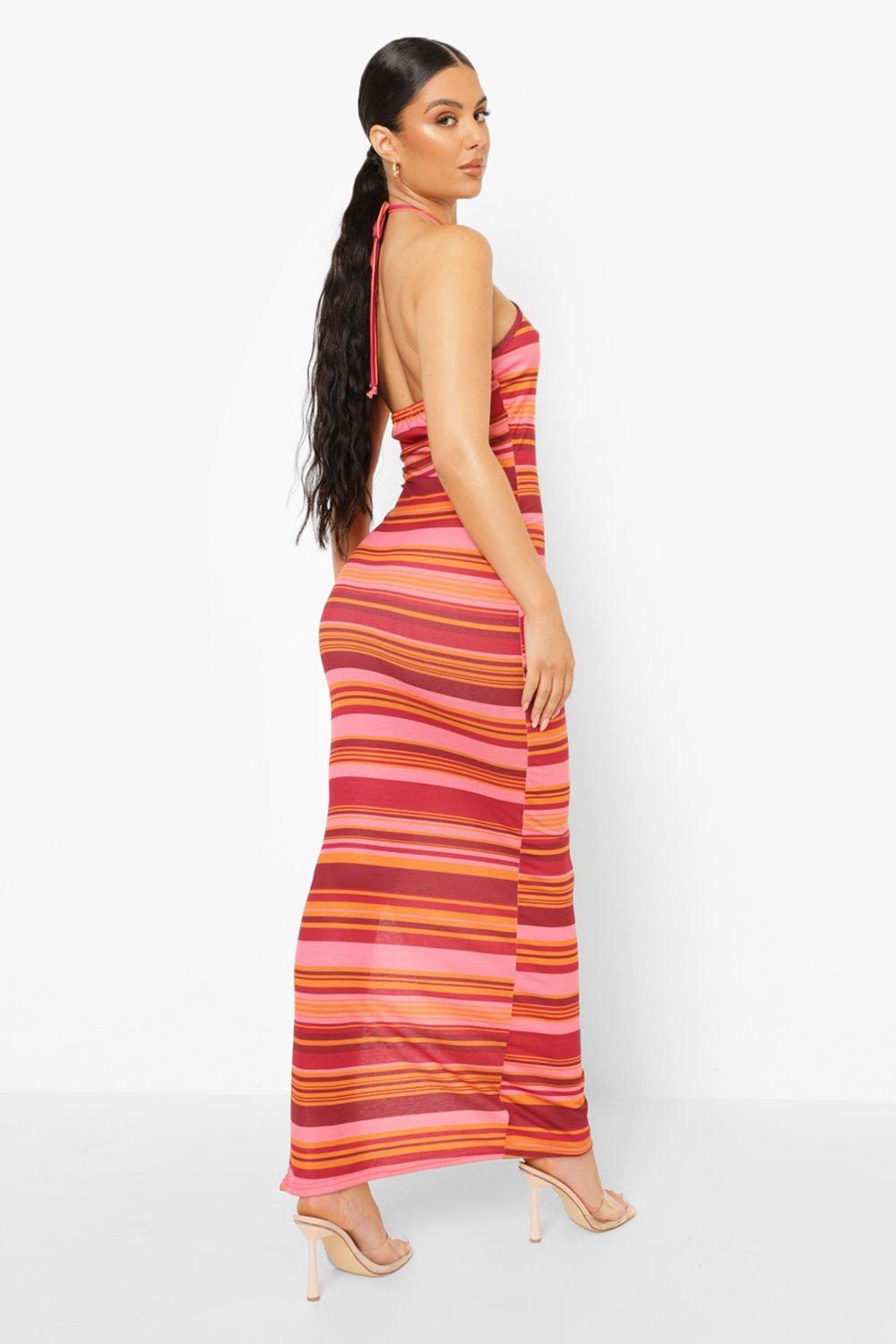 Daria Maxi keyhole dress