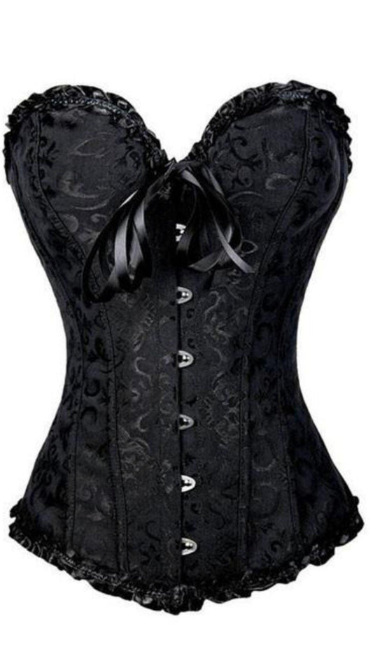 black bow style corset - Valour